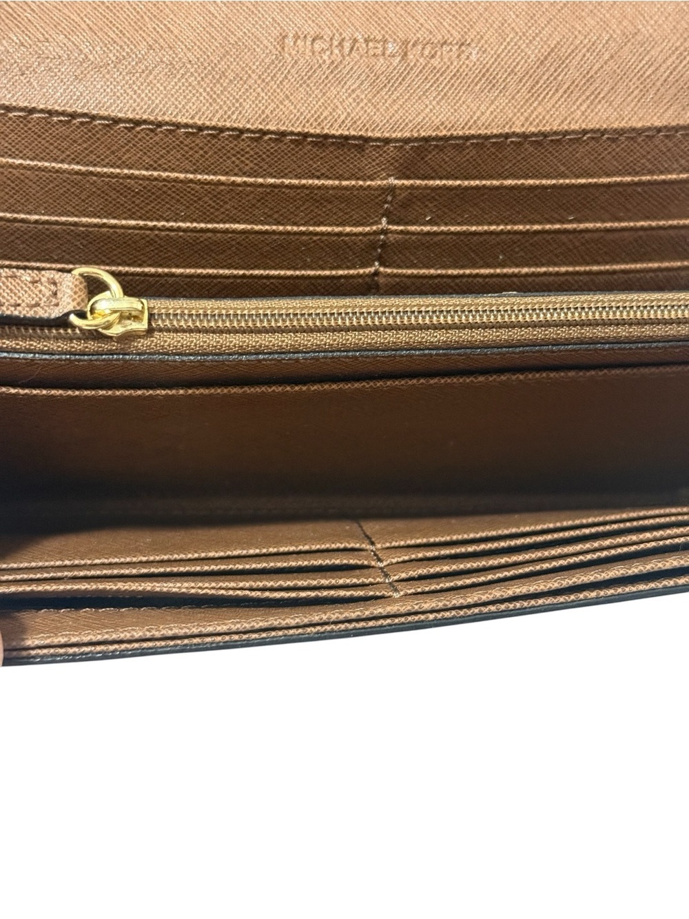 Michael Kors Brown Croc-Embossed Leather Wallet in good condition - Picture 13 of 16